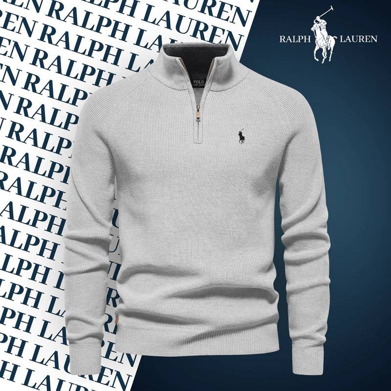 RL – Maglione con collo zip