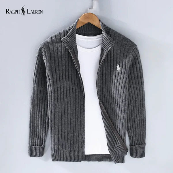 RL | Cardigan casual con zip
